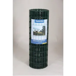 Comparateur de prix : Cavatorta Grillage Superclos Plus vert, maille 100 x 50 mm, diam. 2.5 mm, H. 0.60 x L. 10 m
