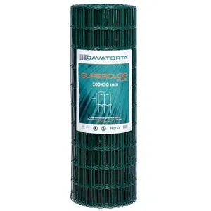 Grillage Vert Maille 100X50 H100 L25M pas cher