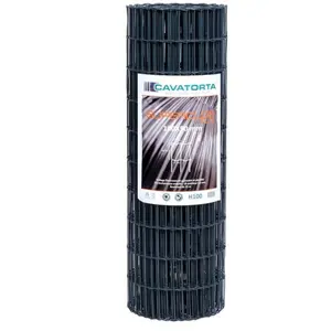 Centrale Brico Grillage en maille de couleur Gris L.100 X l.50 mm et H.1 x L.25 m
