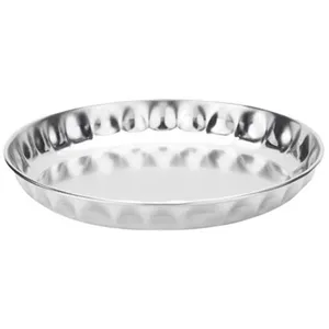 Moule à tarte en inox 28 cm Steel Pan pas cher