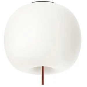 KDLN KUSHI 33-Plafonnier Verre/Métal Ø33cm