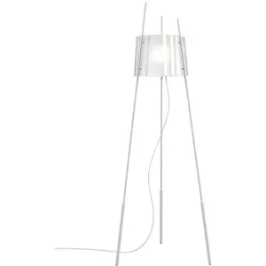 KDLN TYLA-Lampadaire verre et acier H165cmVendu parluminaire