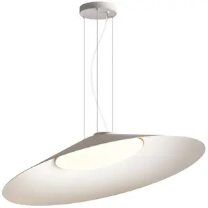 kdln Suspension LED Kate, blanc, 2 700 K, Ø 90 cm, métalVendu parluminaire