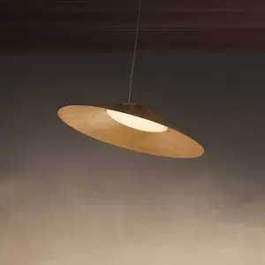 kdln suspension LED Kate, dorée, 2 700 K, Ø 90 cmVendu parluminaire