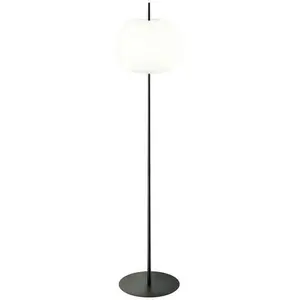 Comparateur de prix : KDLN KUSHI-Lampadaire avec variateur Verre opalin/Métal H183cm