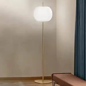 KDLN KUSHI-Lampadaire avec variateur Verre opalin/Métal H183cmVendu parluminaire