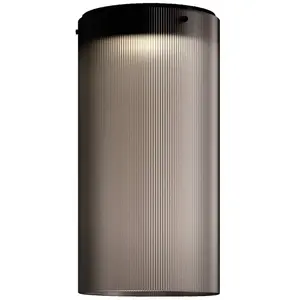 Kundalini Giass - plafonnier LED, Ø 25 cm, grisVendu parluminaire