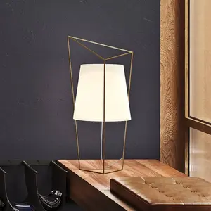 KDLN TATU-Lampe à poser avec variateur Verre opalin/Métal H69cm
