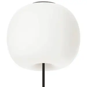 Kundalini kdln plafonnier Kushi XL, noir/blanc, Ø 43 cm, verreVendu parluminaire