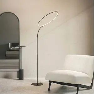 Comparateur de prix : Kundalini kdln Lampadaire LED Poise, noir, hauteur 196 cm, à intensité variable