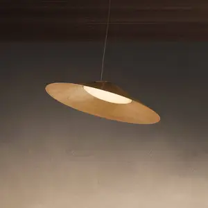 kdln Suspension LED Kate, dorée, 3 000 K, Ø 90 cmVendu parluminaire