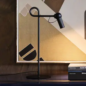 Comparateur de prix : Kundalini kdln Lampe de table LED Bird, noire, 48 cm, métal, à intensité variable