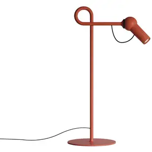 Kundalini kdln Lampe de table LED Bird, rouge, 48 cm, métal, à intensité variable pas cher