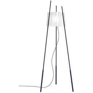 KDLN TYLA-Lampadaire verre et acier H165cmVendu parluminaire