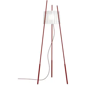 KDLN TYLA-Lampadaire verre et acier H165cmVendu parluminaire