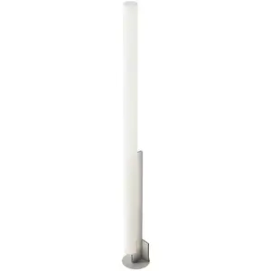 Kundalini kdln Lampe sur pied LED modèle T, acier inoxydable, hauteur 185 cm, à intensitéVendu parluminaire
