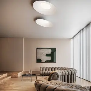 Comparateur de prix : Kundalini kdln Plafonnier LED Kate, 2 700 K, blanc, Ø 90 cm, métal