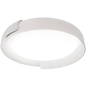 Comparateur de prix : Kundalini kdln Plafonnier LED Dala, blanc/blanc, Ø 58 cm, à intensité variable