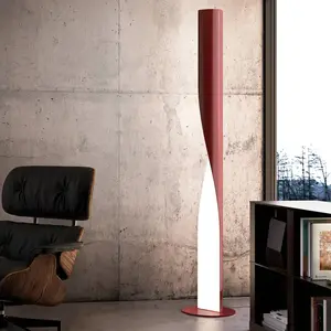 Lampadaire LED Evita de kdln, rouge, hauteur 190 cm, à intensité varia...Vendu parluminaire