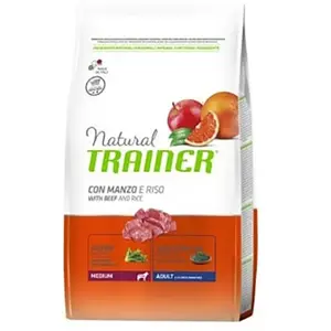 Comparateur de prix : 12kg Natural Trainer Adult Medium boeuf - Croquettes pour chien