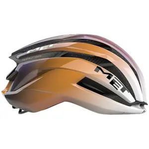 Casque MET Trenta 3K Carbon MIPS UAE Team ADQ 2026 orange lilas - M