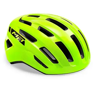Comparateur de prix : Casque Vélo Urbain Met Miles Mips - Fluo Yellow / Glossy - Taille S/M