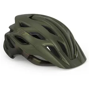 Comparateur de prix : Casque de vélo VTT MET Veleno - olive iridescent/matt - M