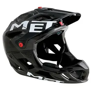 Casque Vtt Met Parachute - Anthracite Black / Glossy - S pas cher