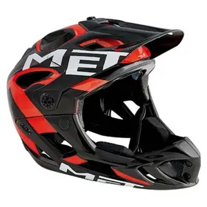MET-Helmets Casque Vélo loisir - MET Parachute 2017 - Mixte - Adulte - Noir Rouge pas cher