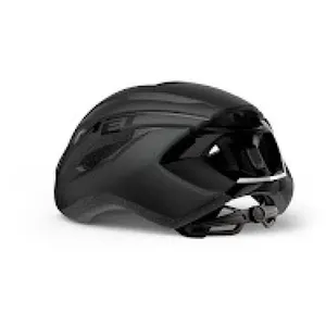 Casque Met Strale - Black / Matt Glossy - L pas cher
