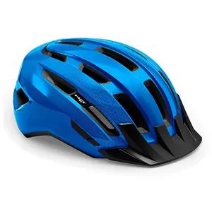 Casque Vélo Urbain Met Dowtown - Blue / Glossy - Taille M/L pas cher
