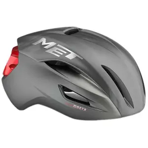 MET Manta MIPS Vélo Hel Unisexe, Rouge Ardoise foncé Mat, L pas cher