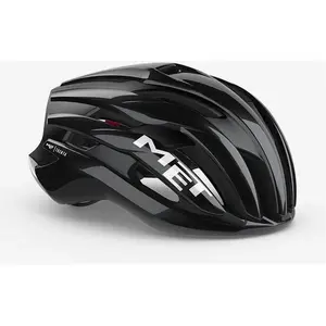 Casque route met trenta mips rouge noir pas cher