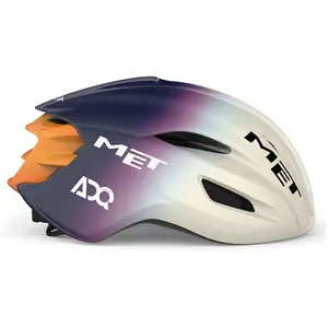 Casque MET Manta MIPS UAE Team Emirates ADQ 2025 violet blanc - L pas cher