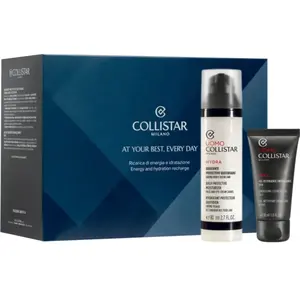 Collistar Giftset Daily Protective Moisturizer 80 ml Moisturizing Routine: Daily Protective Moisturizer 80 ml + Energizing Cleansing Gel 30 ml + Pochette Coffret soin corps 1 art. pas cher