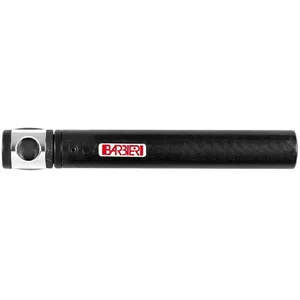 Barbieri Nano Mini-Pompe pour vélo Gris/Rouge 15.5 cm
