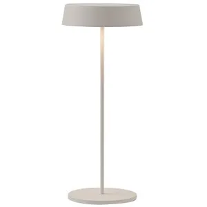 Lampe de table led rechargeable et dimmable Inemuri Blanche pas cher