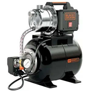 Comparateur de prix : Black & decker Black+Decker BXGP800XBE Pompe Auto-Amorçante avec Cuve Aspirateur