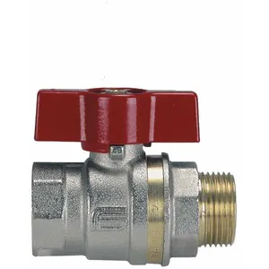 EFFEBI Robinet boisseau sphérique laiton bague mf manette alu 8x13 pas cher