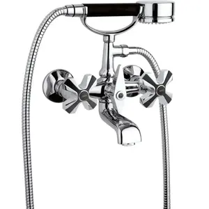 Mamoli 1938 Mélangeur de baignoire avec set de douche, en applique, 1438F2140621, pas cher