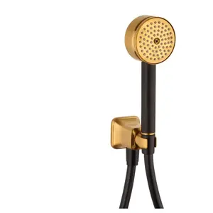 Mamoli 1938 Ensemble de douche avec coude de raccordement mural et support de douche, 0000FI14002G, pas cher