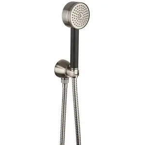 MAMOLI Ensemble de douche avec raccordement à l'eau et douchette en acier bro... pas cher