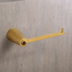 Porte-rouleau de papier toilette couleur laiton brossé Mamoli Gio Ponti 00000601000G Laiton brossé pas cher