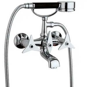 Mitigeur de bain extérieur couleur chrome avec douchette Mamoli Gio Ponti 1030F2140021 Chromé pas cher