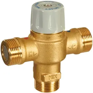 CALEFFI Mitigeur thermostatique 5211723 3/4' avec filtres et clapets - MIX52120 pas cher