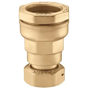 Raccord DECA laiton tube PE Ø25 - Femelle écrou tournant 1" (26/34)
