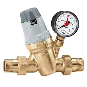 Réducteur de pression avec cartouche et manomètre Caleffi 535071-535091-535081 1 -1/2' pas cher