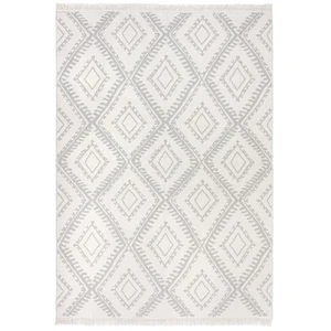 Novatrend Tapis moderne en coton recyclé beige 120x170 cm pas cher
