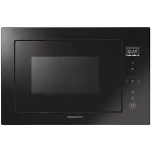 Rosieres - micro-ondes gril encastrable 25l 900w noir  rmgv25pn - rmgv25pn pas cher