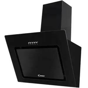 Comparateur de prix : Candy Hotte Inclinée CVMAD60/1N - L 60 cm - Noir - 463,3 m³/h max - 65 dB max - 3 Vitesses